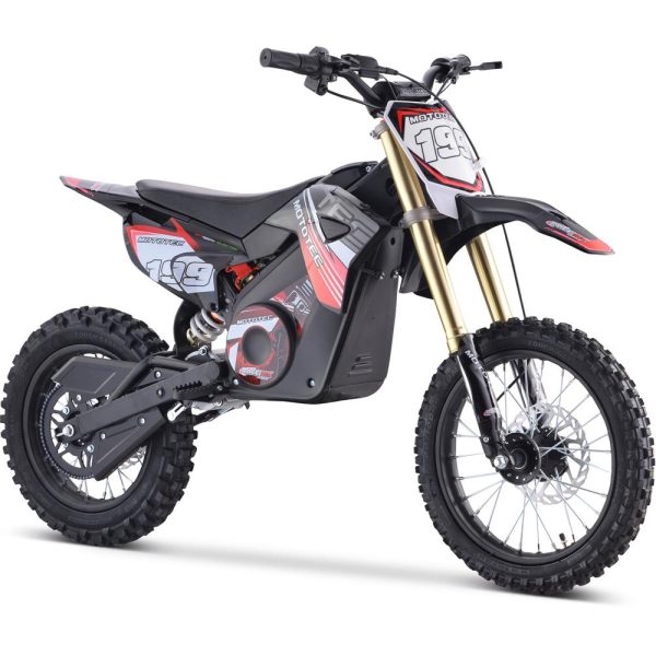 MotoTec 48v Pro Electric Dirt Bike 1600w Lithium Red Online now