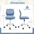 Ergonomic Children Study Chair with Adjustable Height-Blue Online now