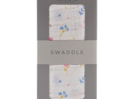 Watercolor Flower Swaddle Blanket For Cheap