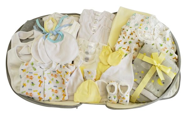 Unisex 44 pc Baby Clothing Starter Set with Diaper Bag For Cheap