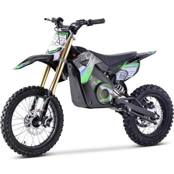 MotoTec 48v Pro Electric Dirt Bike 1600w Lithium Green For Discount