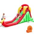 Inflatable Water Slide Bounce House with Climbing Wall and Jumper with 380W Blower Fashion