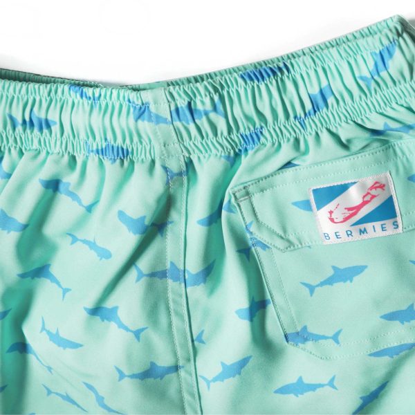 Great White - Kids Swim Trunks by Bermies Discount