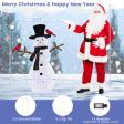 4.2 Feet Lighted Snowman and Redbirds Christmas Decoration Cheap