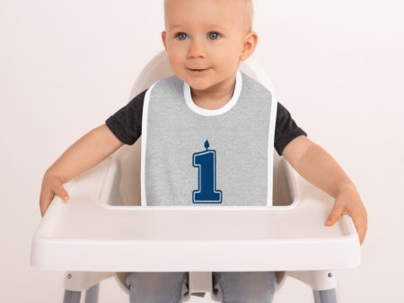 Aiden s Corner Embroidered Baby 1st Birthday Bib Online now