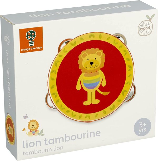 Orange Tree Toys Tambourine Lion Online