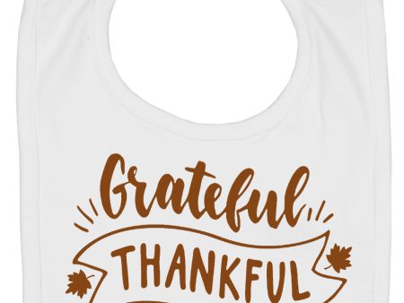 Baby Infant Grateful Thankful Blessed Thanksgiving Bib Online Hot Sale