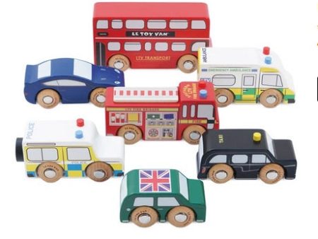 Le Toy Van London Car Set Cheap