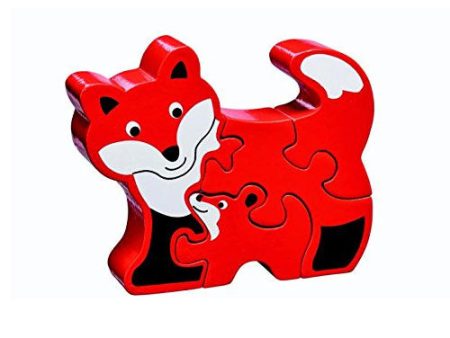 Lanka Kade Wooden Fox and Cub Puzzle Sale