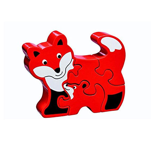 Lanka Kade Wooden Fox and Cub Puzzle Sale