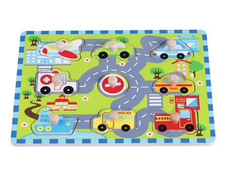 Jumini Traffic Peg Puzzle Fashion