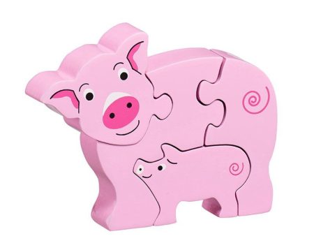 Lanka Kade Wooden Pig and Piglet Puzzle Online Hot Sale