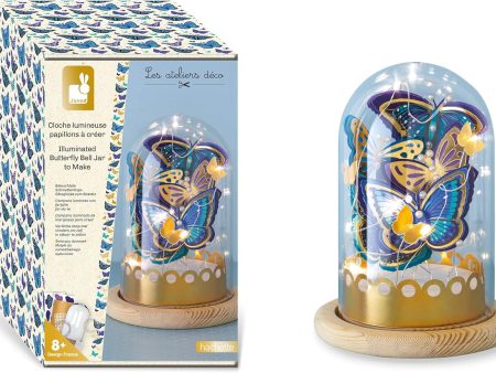 Janod Illuminated Butterfly Bell Jar Kit Supply