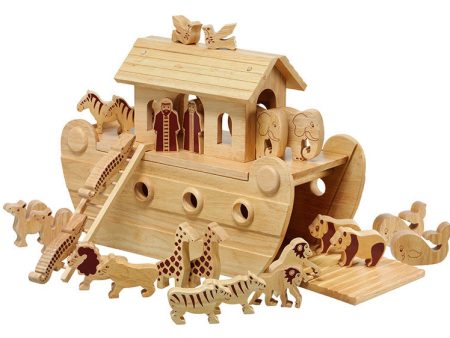 Lanka Kade Delux Natural Wood Noah s Ark Online Hot Sale