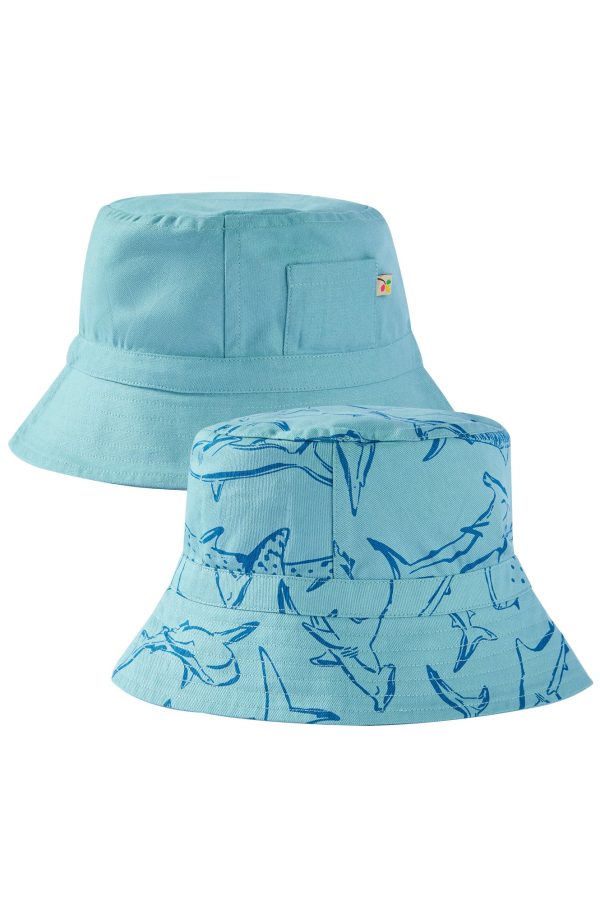 Frugi Rocky Reversible Hat Stingray Jawsome Hot on Sale