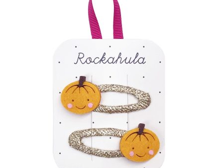 Rockahula Little Pumpkin Hair Clips Set For Discount