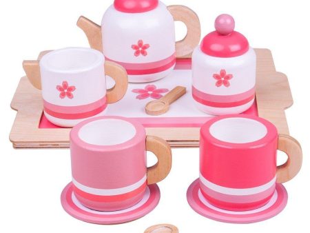 BigJigs Pink Tea Tray Supply