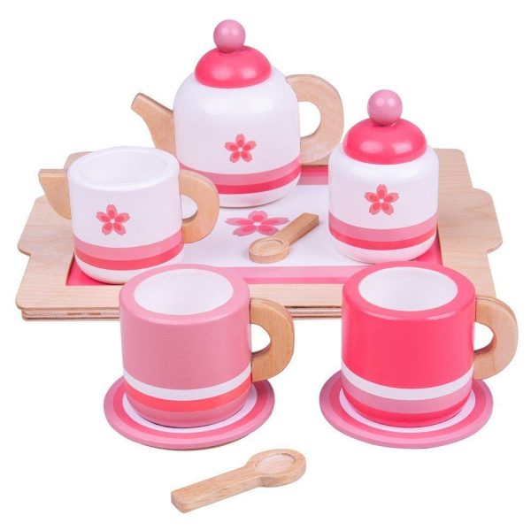 BigJigs Pink Tea Tray Supply