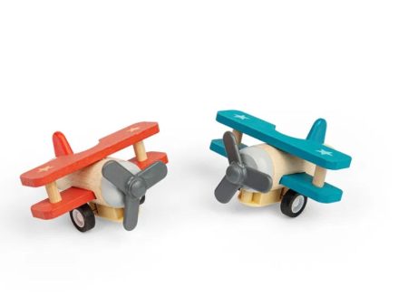 BigJigs Pull Back Bi Plane For Discount