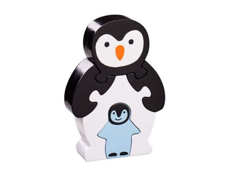 Lanka Kade Wooden Penguin and Baby Puzzle For Sale