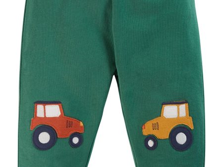 Frugi Character Crawlers Holly Green Tractors Online