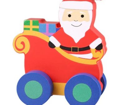 Orange Tree Toys First Push Toy Father Christmas Online now