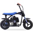 MotoTec Bandit 52cc 2-Stroke Kids Gas Mini Bike Blue Online Sale