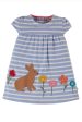 Frugi Little Layla Dress Lavender Breton Rabbit Online Sale