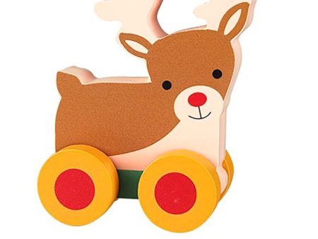 Orange Tree Toys First Push Toy Rudolph Discount