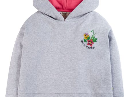 Frugi Lissie Hoodie Grey Marl Wild & Wonderful on Sale