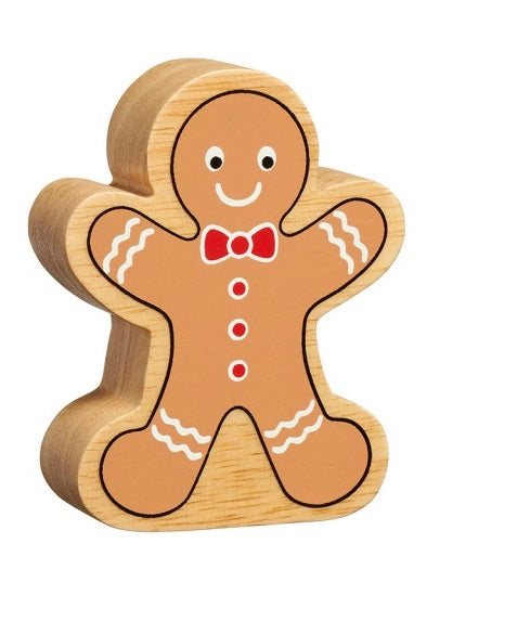 Lanka Kade Fairtrade Painted Wooden Gingerbread Man For Sale