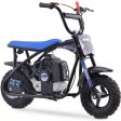 MotoTec Bandit 52cc 2-Stroke Kids Gas Mini Bike Blue Online Sale