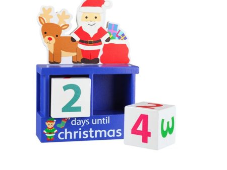 Orange Tree Toys Christmas Count Down Blocks Hot on Sale