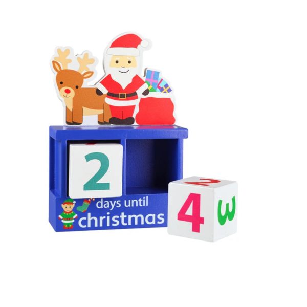 Orange Tree Toys Christmas Count Down Blocks Hot on Sale