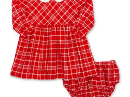 Kite Check Dress and Pants Set Cheap