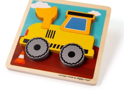 BigJigs Chunky Lift Out digger Puzzle Sale