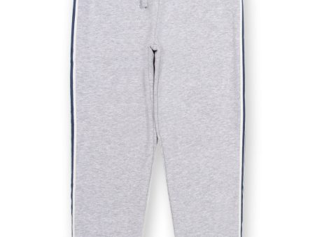 Side Stripe Joggers Grey Hot on Sale