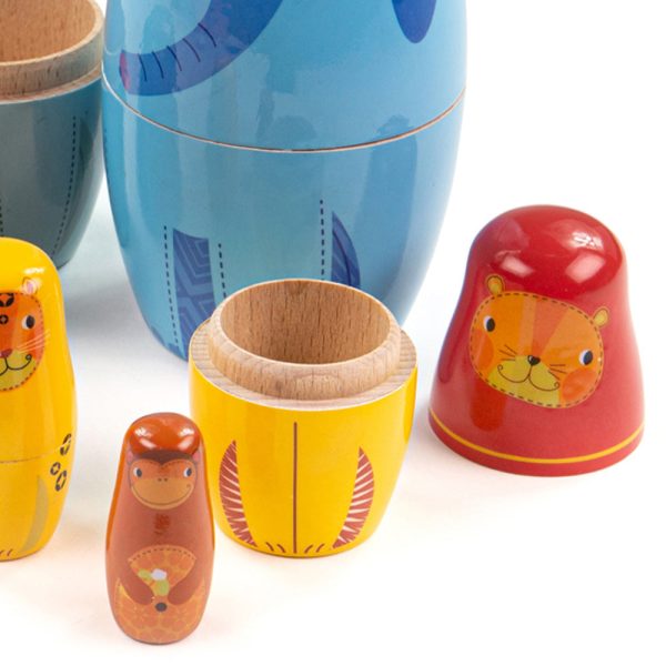 Tidlo Jungle Animal Russian Dolls For Cheap