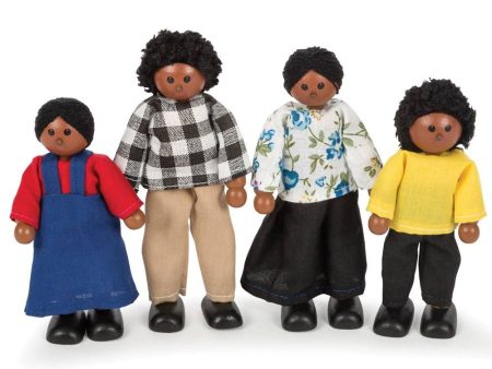 Tidlo Multicultural Dolls - Black Family on Sale