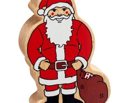 Lanka Kade Fairtrade Painted Wooden Father Christmas For Discount