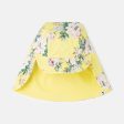 Joules Sonny Legionnaire Sun Hat, Yellow Floral Online now