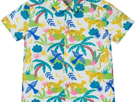 Frugi Harvey Hawaiian Shirt Jaguar Jungle Fashion