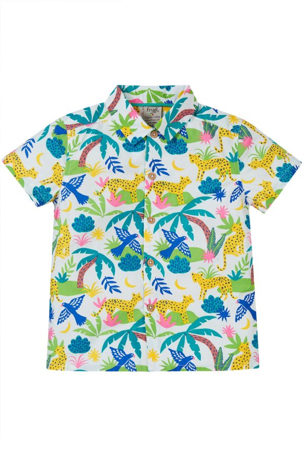 Frugi Harvey Hawaiian Shirt Jaguar Jungle Fashion