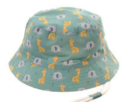 Ziggle Giraffe and Elephant Sun Hat For Cheap