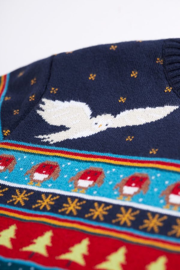 Frugi Forest FairIsle Jumper Christmas Woodland Online