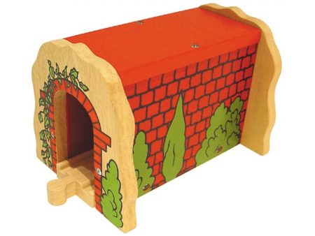 BigJigs Wooden Railway Red Brick Tunnel Online Sale