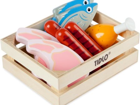 Tidlo Wooden Meat and Fish Crate Online