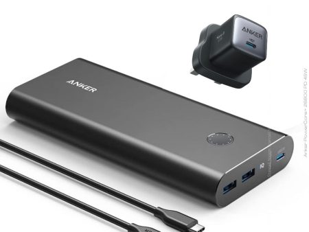 Anker power core+ 26800 pd 45w with 30w pd charger Online now